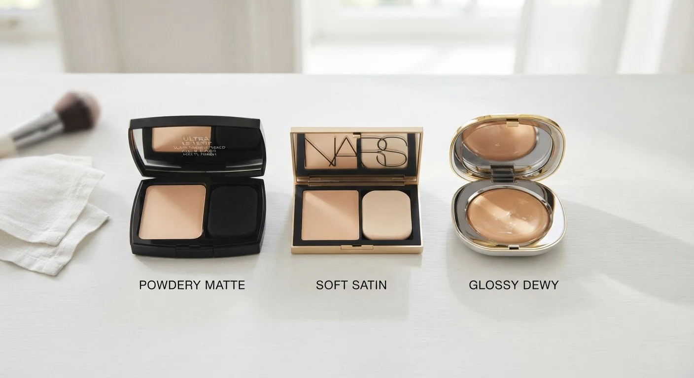 Foundation Finish Types Explained: Matte, Satin, and Dewy