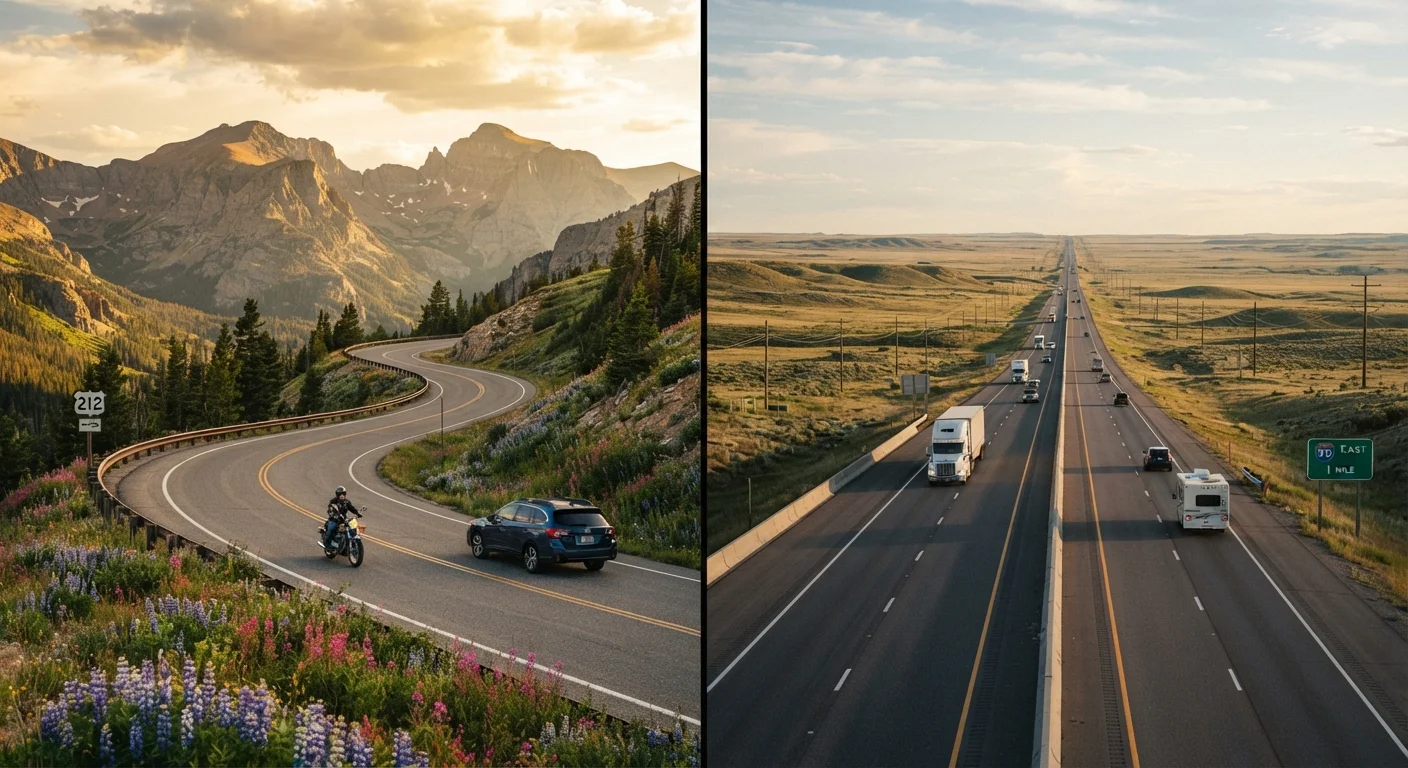 Scenic Byways vs. Interstate Highways: Choosing Your Route