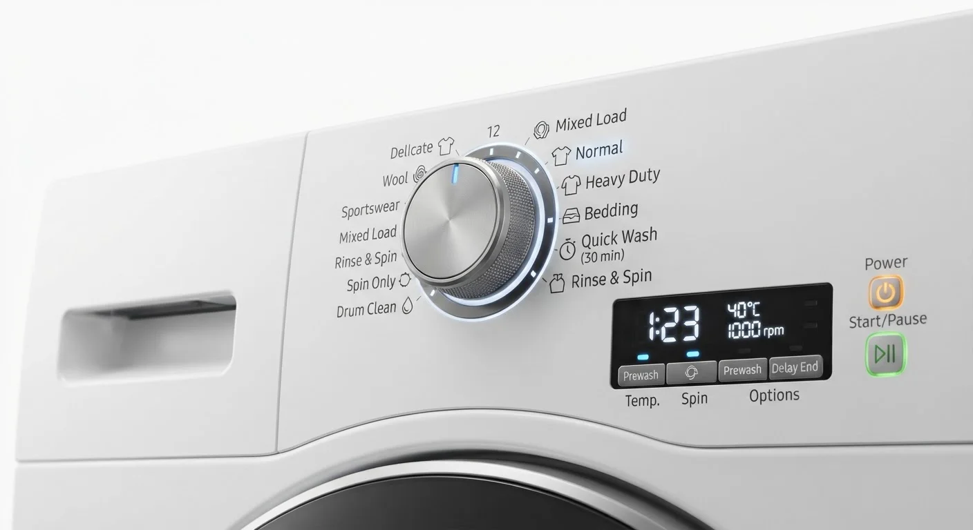 The Laundry Cycle Names on Your Washer — and What They're Actually Doing