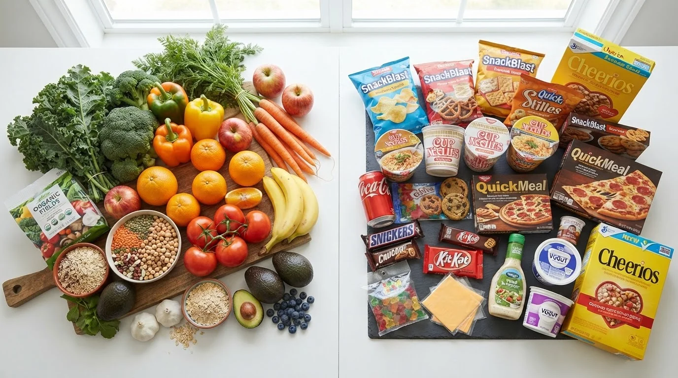 Whole Foods vs. Ultra-Processed Foods: What the Distinction Really Means for Your Diet
