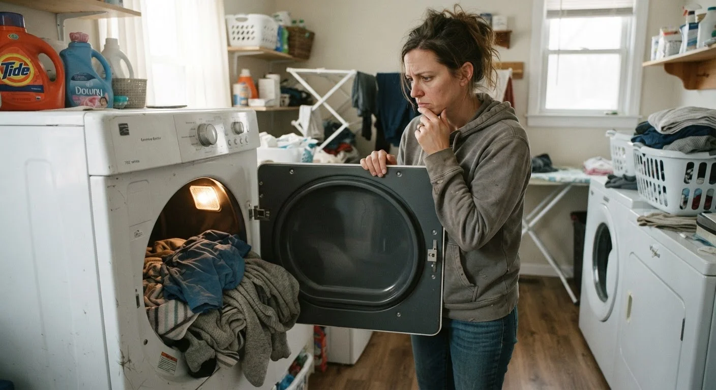 Why Your Clothes Are Still Damp After a Full Dryer Cycle